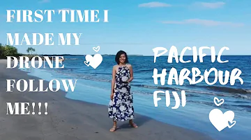 My first time to make my drone follow me! | Pacific Harbour Fiji