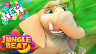 New! Trunk Is The Queen Of The Swingers! | Jungle Beat Story Time: Munki & Trunk | Kids Cartoon 2023