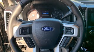 2020 Ford F-250 Lariat Steering Wheel Upgrade install 2017-2020