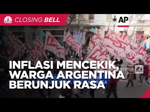Inflasi Tinggi Makijn Mencekik, Warga Argentina Berunjuk Rasa