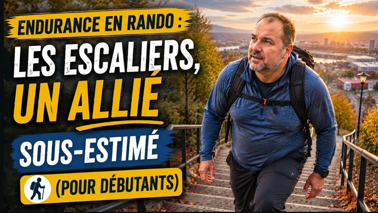 Endurance en rando : les escaliers, un allié sous estimé pour débutants