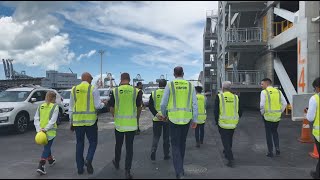 We toured the Ports of Auckland’s new car handling facility!    |   Chris Farhi Vlog 10