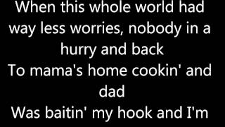 Back By Colt Ford ft. Jake Owen Lyrics On Screen