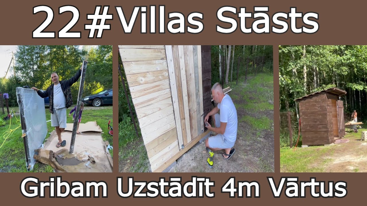 22# Taisam Durvis + Gribam Uzstādīt 4m Vārtus | Villas Stāsts