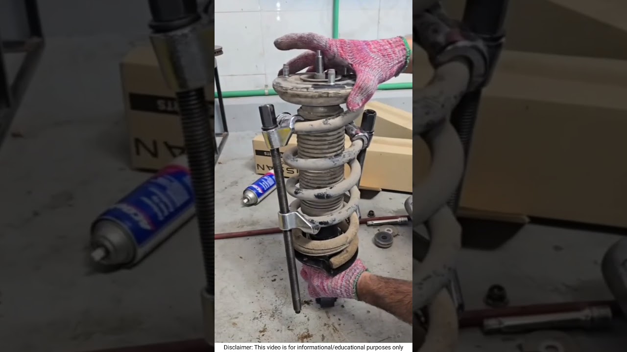 Nissan Patrol Shock Absorber Changing — Easy Guide #automotive #DIY #mechanic