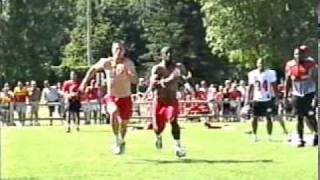 David Klemic vs. Dante Hall 2001 NFL Kansas City Chiefs Fastest Man