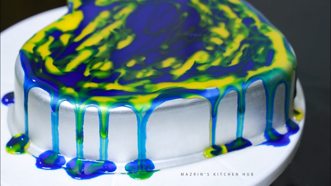 home made piping gel in 2 min piping gel for mirror glaze cake method