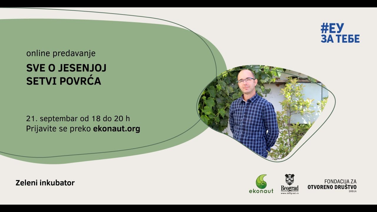 Baštovanstvo za početnike 3. deo - Predavanje - Sve o jesenjoj setvi povrća