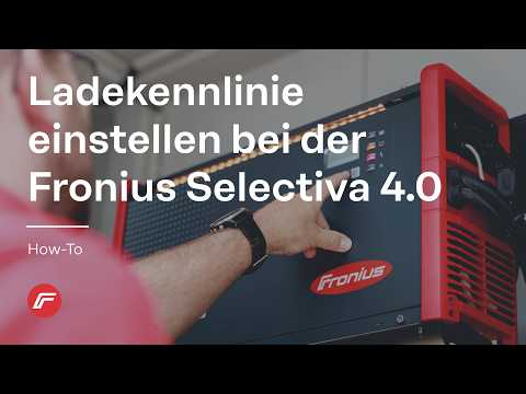 How-To | Ladekennlinie einstellen bei der Fronius Selectiva 4.0