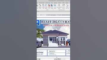 Revit + Vray + Title Block #architecture #design #houseplan