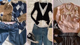 coquette/downtown girl/gilmore girls/ inspired outfits | Tiktok Compilation