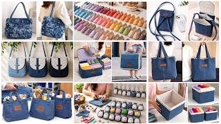 🔴9 Great Ideas for Using Old Jeans and Scraps - Super Easy & No Pattern Needed!