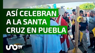 Celebran el Día de la Santa Cruz con concurso de cruces en Puebla.