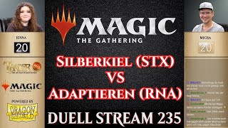 MTG Silberkiel VS Adaptieren Deck Duell | Magic the Gathering deutsch | silverquill VS simic Trader