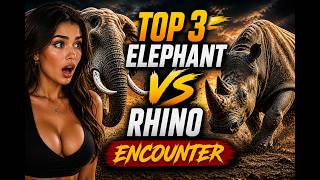 Elephant vs Rhino: Top 3 Most Intense Encounters