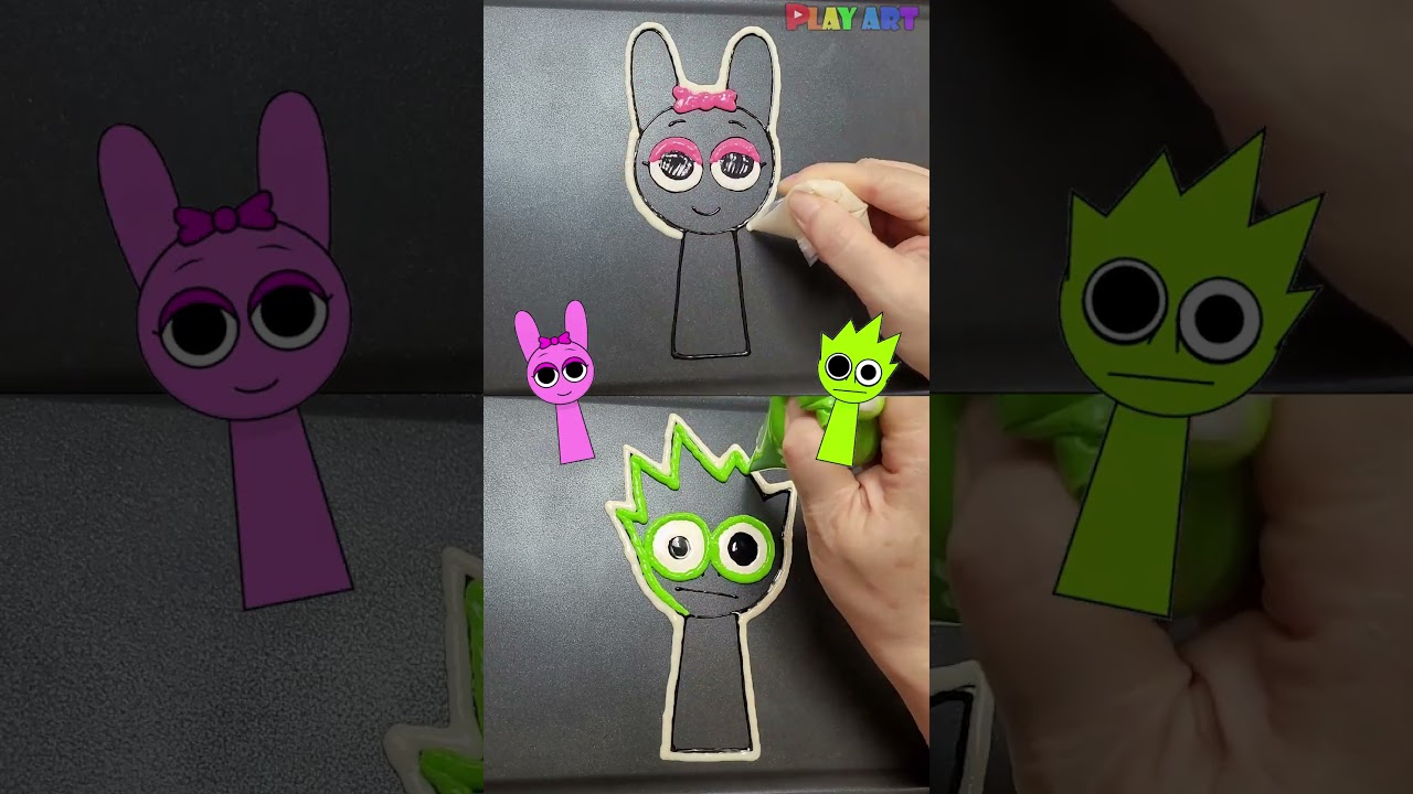 Incredibox Sprunki : Pinki VS Owakck pancake art challenge, 
