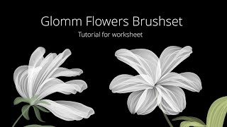 (Tutorial) Glomm Flowers Worksheet Tutorial (for Procreate)