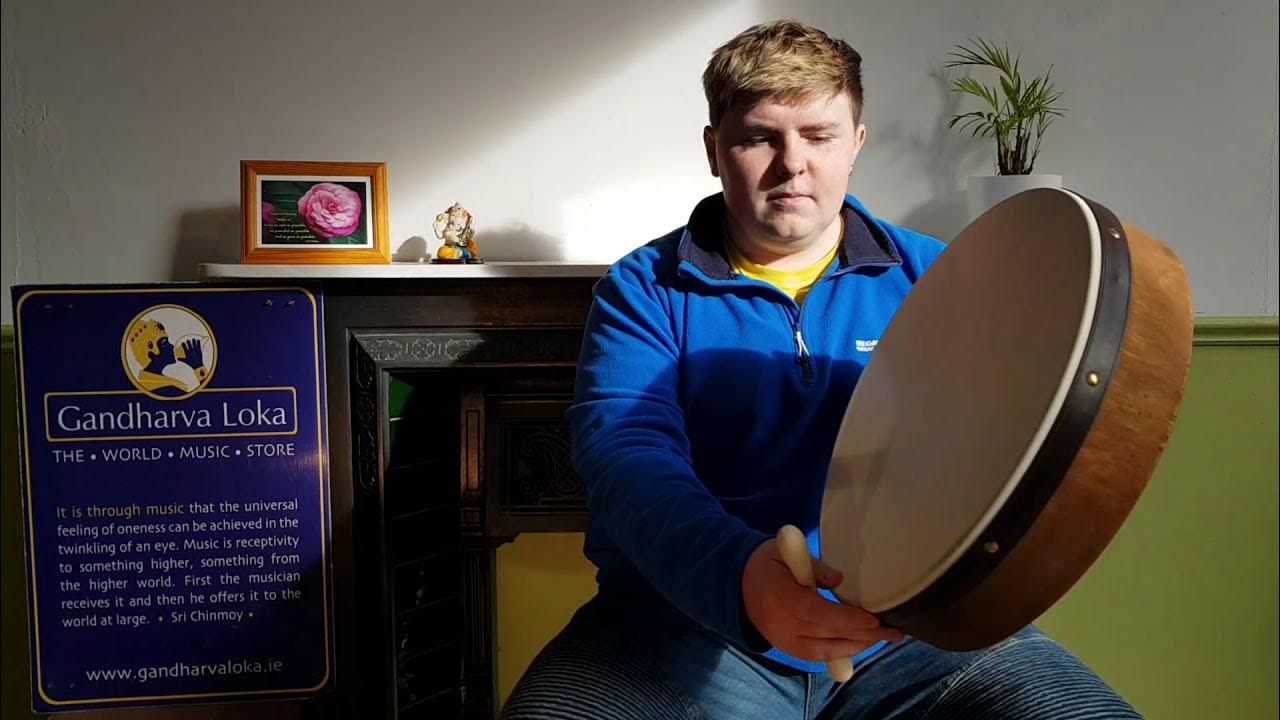 Michael Vignoles Bodhran 16" Student Set YouTube