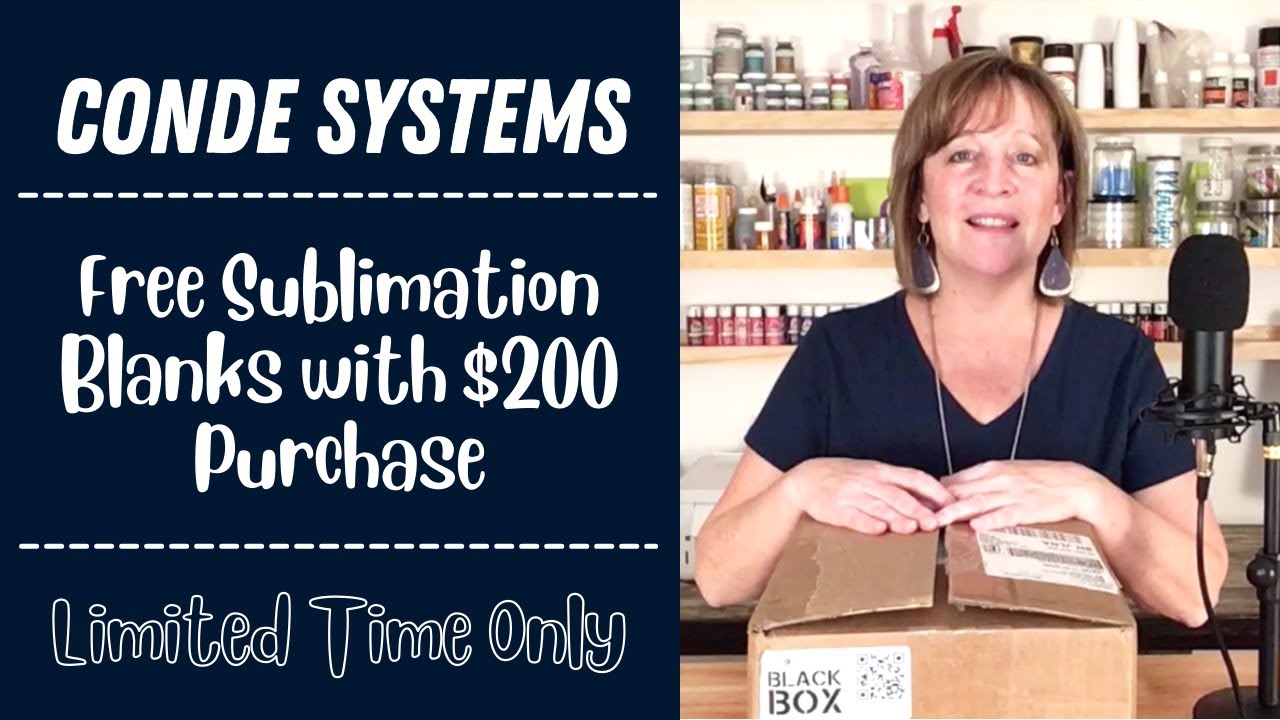 Conde Free Sublimation Blanks With 200 Purchase Limited Time Only Conde free sublimation blanks with 200 purchase limited time only