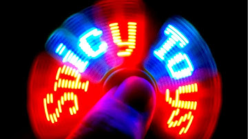 Custom App Controlled Fidget Spinner (Intelligent Rechargable LED Spinner)