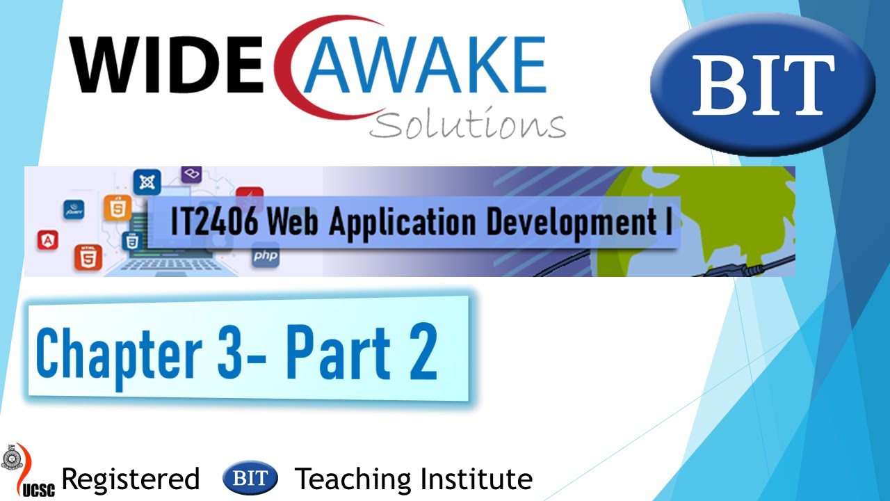 BIT SEM2 Web Chapter 3 Part 2 - YouTube