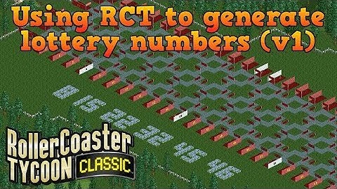 Lottery Picker! | Rollercoaster Tycoon Classic