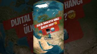 Dijital İhracatta Hangi Ülkeler Lider? 🤯 #harita #ilginçbilgiler #coğrafya #ihracat #shorts