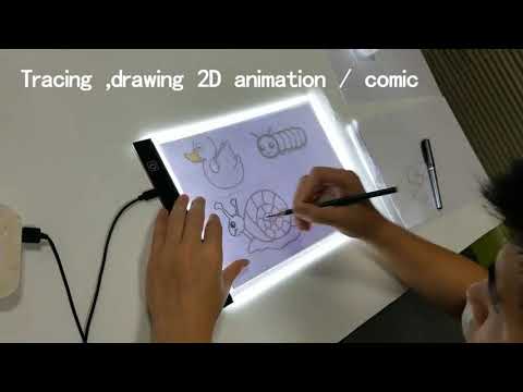 Tracing Draw Board with Adjustable LED Lighting For Kids & Children