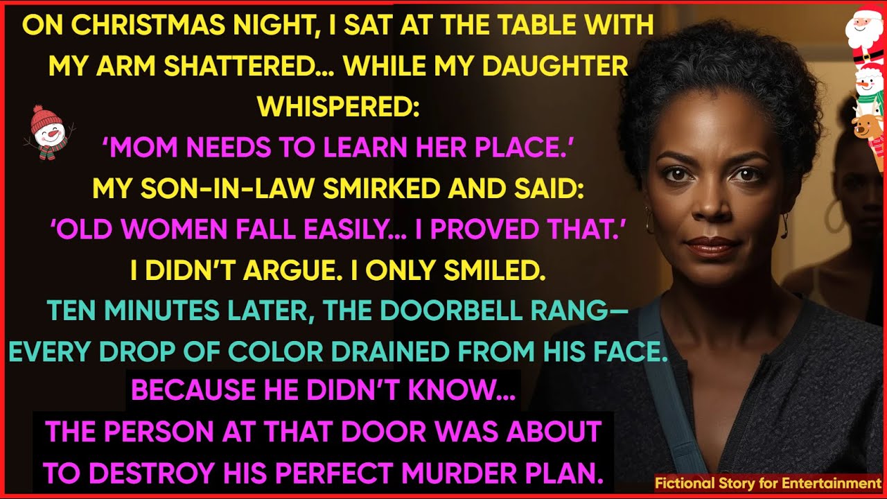 At Our Christmas Table, My Son in Law Said “Old Women Fall Easily” as I Sat There With a BROKEN Arm