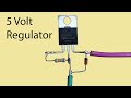 Make a 5 Volt Regulator, Fix 5 v Output Z44N Regulator circuit