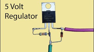 Make a 5 Volt Regulator, Fix 5 v Output Z44N Regulator circuit