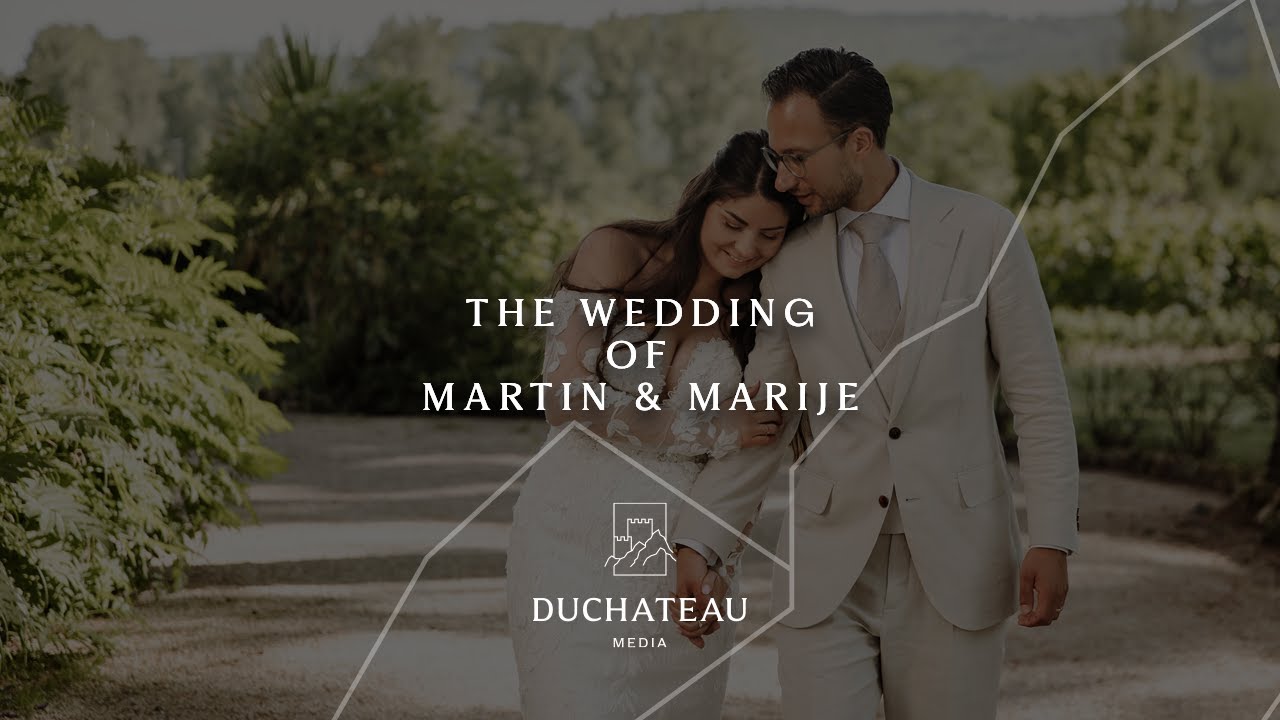 In Frankrijk. In de regen. Maar de liefde straalde. De Wedding Film van  Martin & Marije