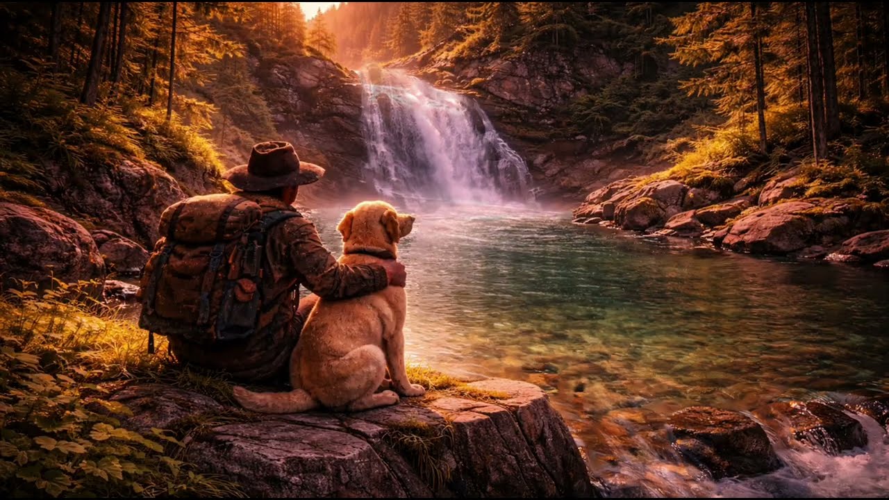 Maralmbachfall Lo-Fi 🌊 Calm Waterfall Ambience for Relax, Study & Focus