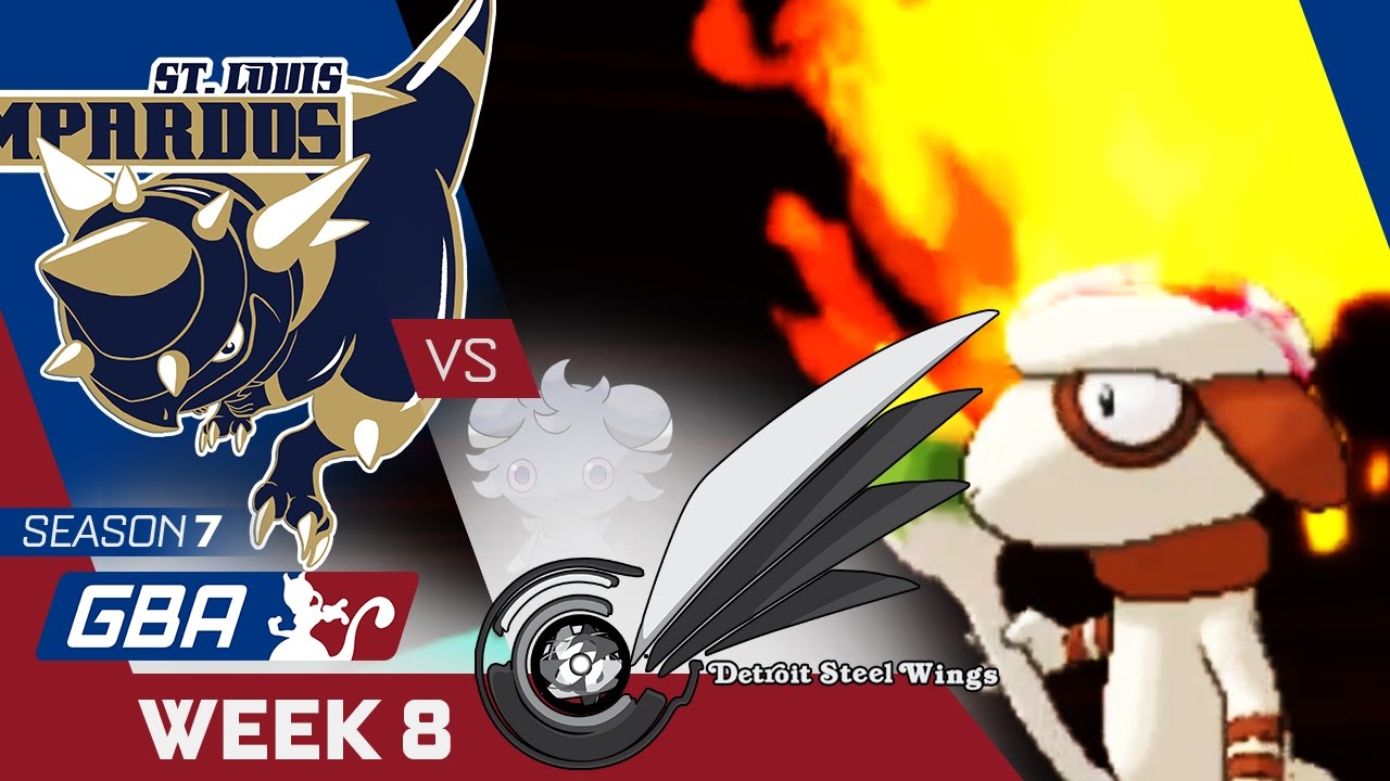 STICKY SITUATIONS! St. Louis Rampardos VS Detroit Steel Wings Week 8 GBA S7 | Pokemon Sun Moon WiFi