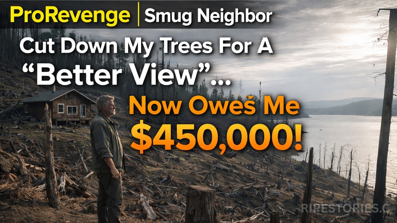 Smug Neighbor Cut Down My Trees for a “Better View” — It Cost Him $450,000! | ProRevenge