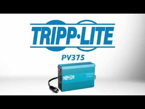 Tripp Lite Compact Car Portable Inverter 375W 12V DC to 120V AC 2