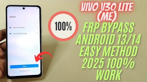 Vivo V30 Lite (ME) FRP Bypass Android 14 | No PC | Latest Method 2025