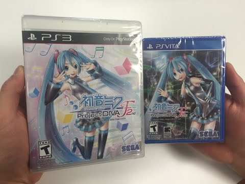 Hatsune Miku: Project Diva F 2nd (PS3/PS Vita) Unboxing !!