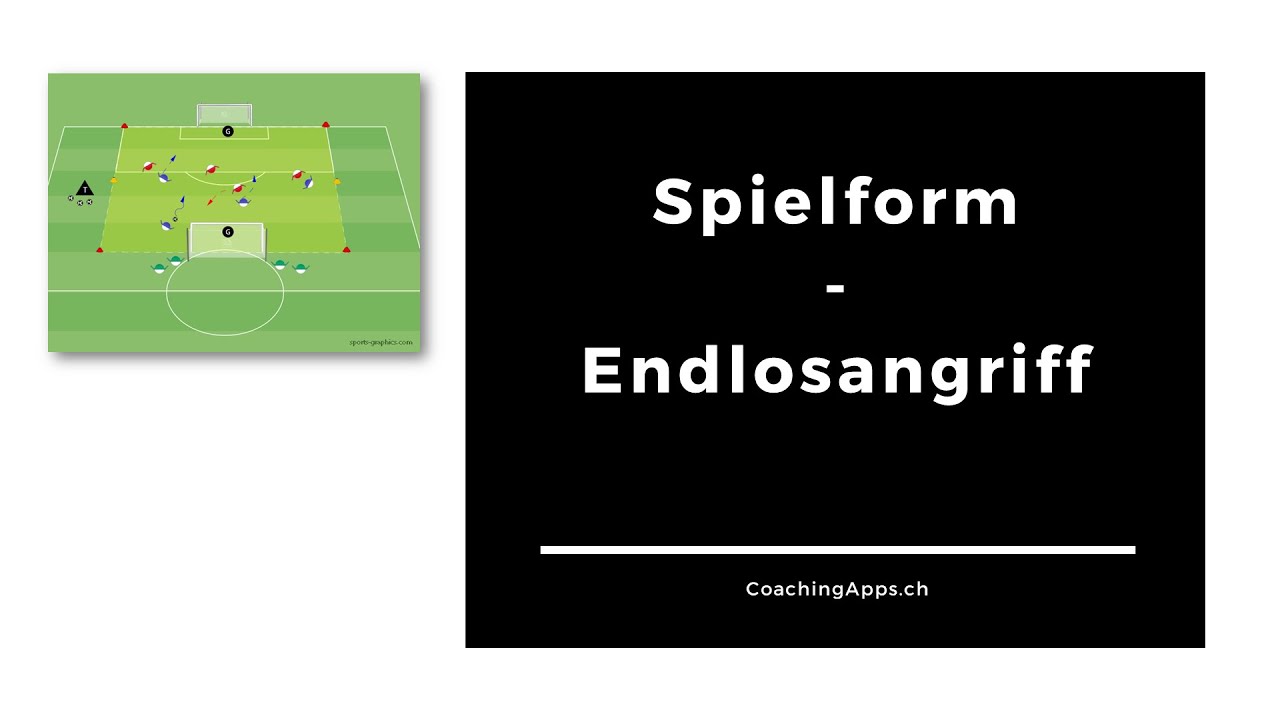 Update Fussball Spielform Endlosangriff
