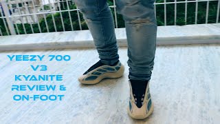 Yeezy 700 V3 Kyanite Review and On-Foot