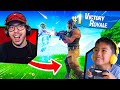 The Cutest Kid Helped Me WIN in Fortnite!