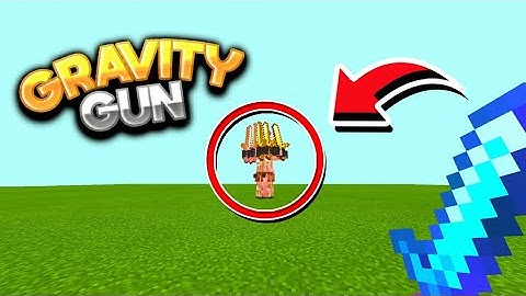 How to make a GRAVITY GUN COMMAND in MCPE || Command Block Creation