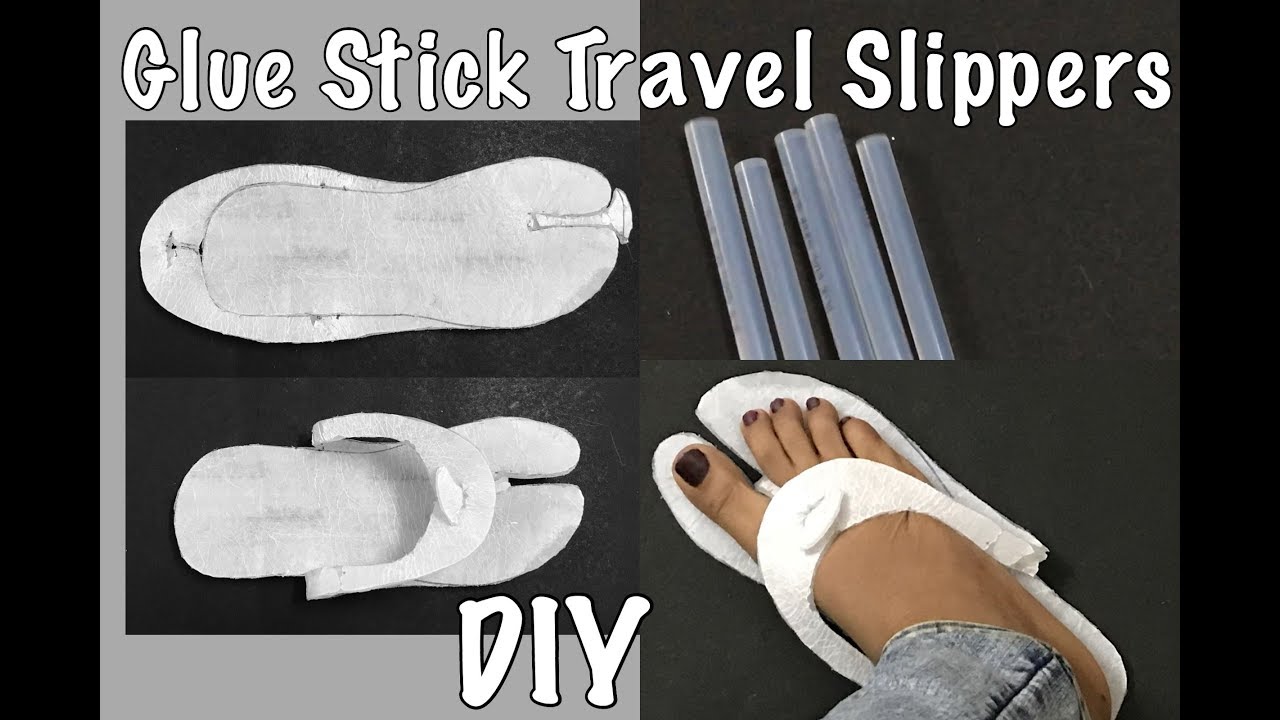Glue gun Life Hacks DIY Slippers flip flops YouTube