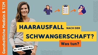 Trockene Haare \& Haarausfall nach der Schwangerschaft - Ursache \& Hilfe!