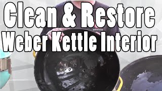 How to clean the inside of your Weber charcoal grill