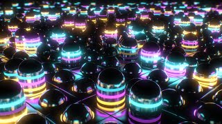 Bright Fast Flashing Flickering Neon Abstract Grid Tube Array Pistons 4K Background VJ Video Effect
