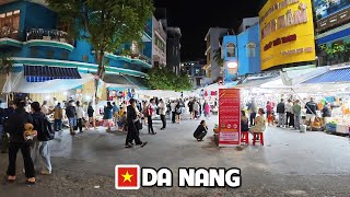 Da Nang Vietnam Nightlife  Le Duan Street Crowds U0026 Real Local Life City Vibes Night Market