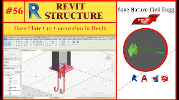 #56. How to Provide Base Plate Cut Connection in Revit.| Steel Structure.| Revit Structure For Free.