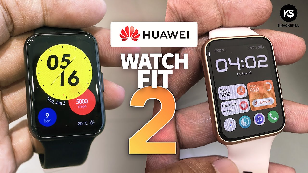 Huawei Watch Fit 2 - Quick Review having Two Colors. Huge Upgrade with  Bigger Screen Display! 