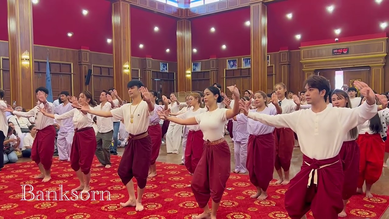 รำถวายครู ศิษย์มีครู พิธีไหว้ครูประจำปี ๒๕๖๗ ครั้งที่๒๑ 🙏🤍ณ วัดพุทไธศวรรย์ จ.พระนครศรีอยุธยา